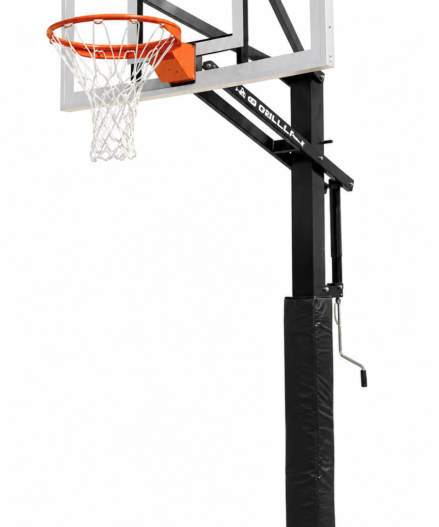 Game Changer 55-MD Basketball Hoop with Post