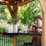 Granada Grill Gazebo with Outdoor Bar