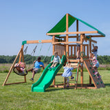 Grayson Peak Wooden Playset with Swings
