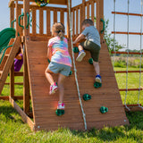 Grayson Peak Wooden Playset with Swings