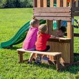 Lakewood Compact Wooden Playset with Swings