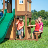 Lakewood Compact Wooden Playset with Swings