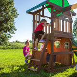 Lakewood Compact Wooden Playset with Swings