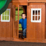 Shenandoah Wooden Playset with Play Kitchen and Clubhouse