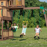 Skyfort II Playset with Crow's Nest and Wave Slide