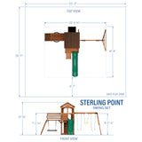Sterling Point Wooden Playset