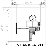 Super 59 Dimensions