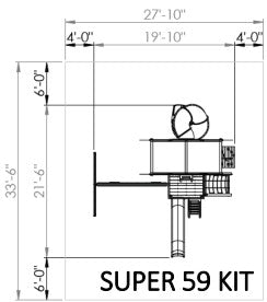 Super 59 Dimensions