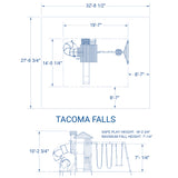 Tacoma Falls Wooden Playset