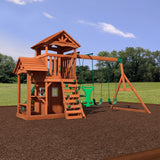 Tanglewood Wooden Playset with Clubhouse