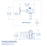 Tanglewood Wooden Playset with Clubhouse