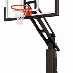 Triple Threat 664-XL Adjustable Regulation Basketball Hoop with Post