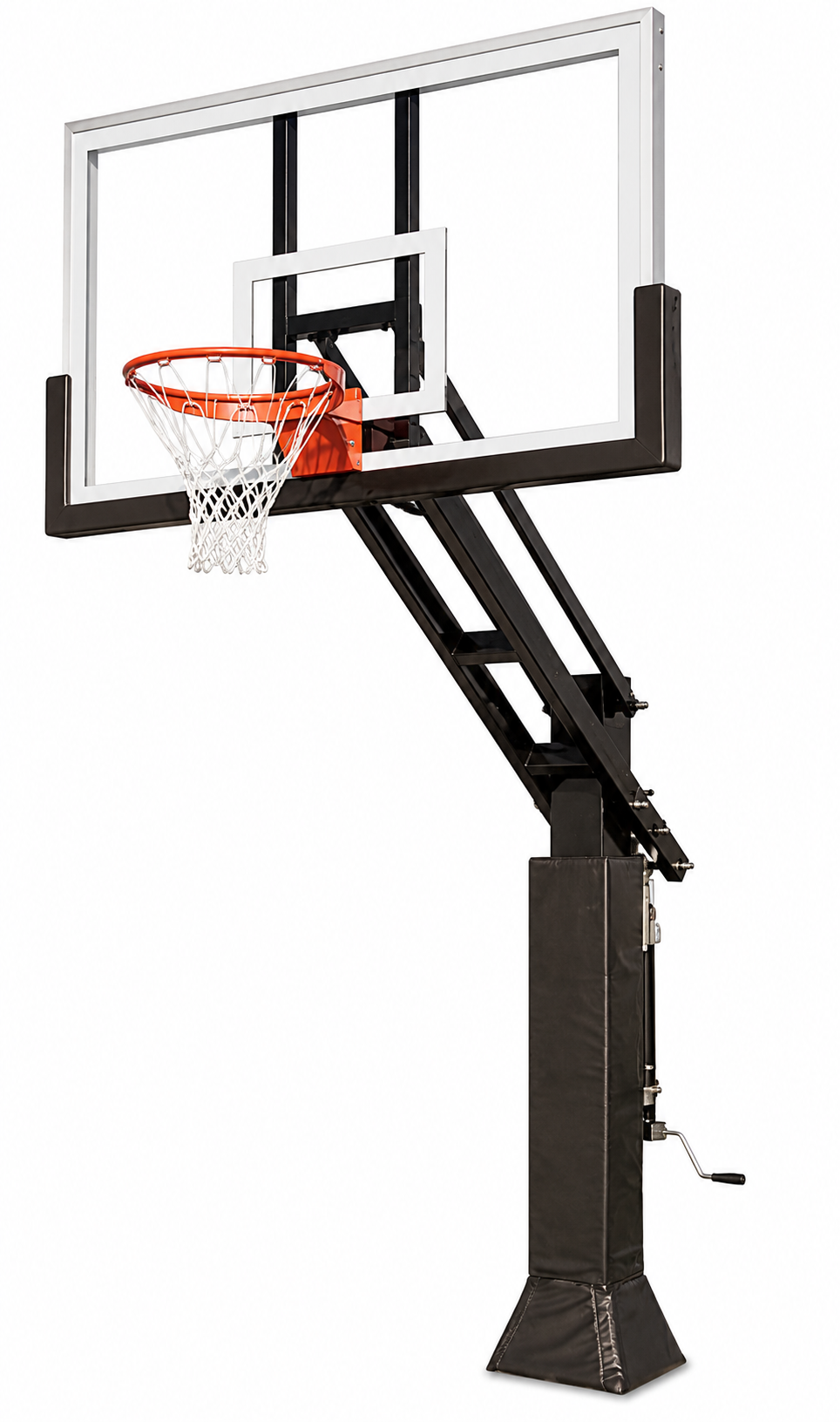 Triple Threat 664-XL Adjustable Regulation Basketball Hoop with Post