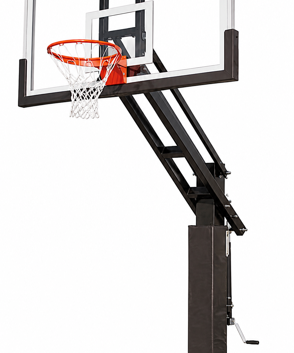 Triple Threat 684-XXL Adjustable Regulation Basketball Hoop with Post