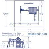 Woodridge Elite Wooden Clubhouse Playset