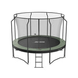 ACON Air 12ft Round Trampoline with Net & Ladder - bearplaygrounds