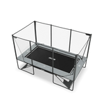 ACON X 17ft Rectangular Trampoline with Net & Ladder - bearplaygrounds