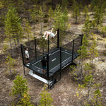 ACON X 17ft Rectangular Trampoline with Net & Ladder - bearplaygrounds