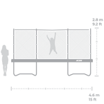 ACON Air 15ft Round Trampoline - bearplaygrounds