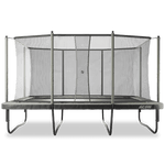 ACON Air 12ft Round Trampoline with Net & Ladder - bearplaygrounds