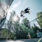 ACON 16 HD PRO Rectangular Trampoline with Net & Ladder - bearplaygrounds